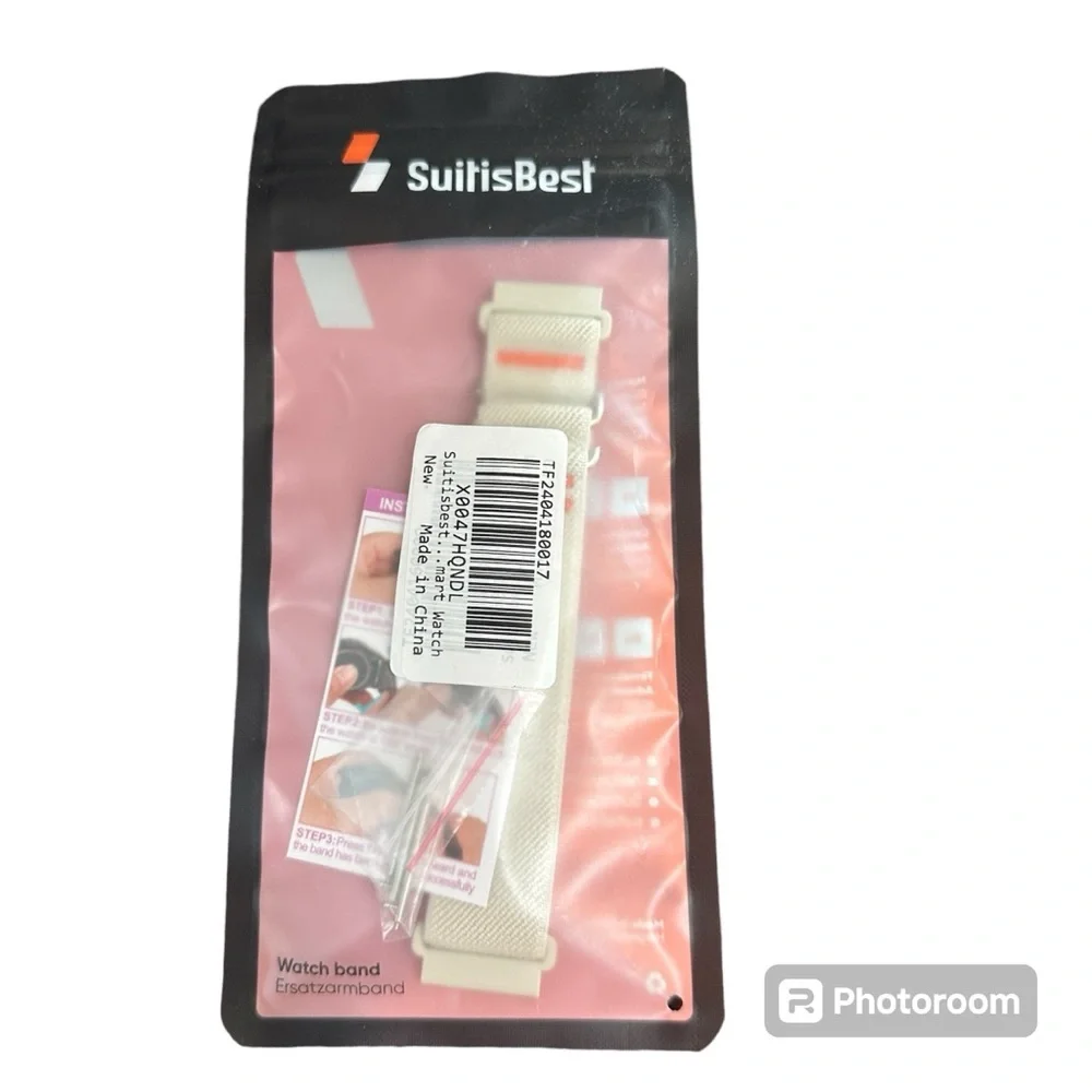 Suitisbest Smartwatch band ONLY stretchy nylon for android watch NWT